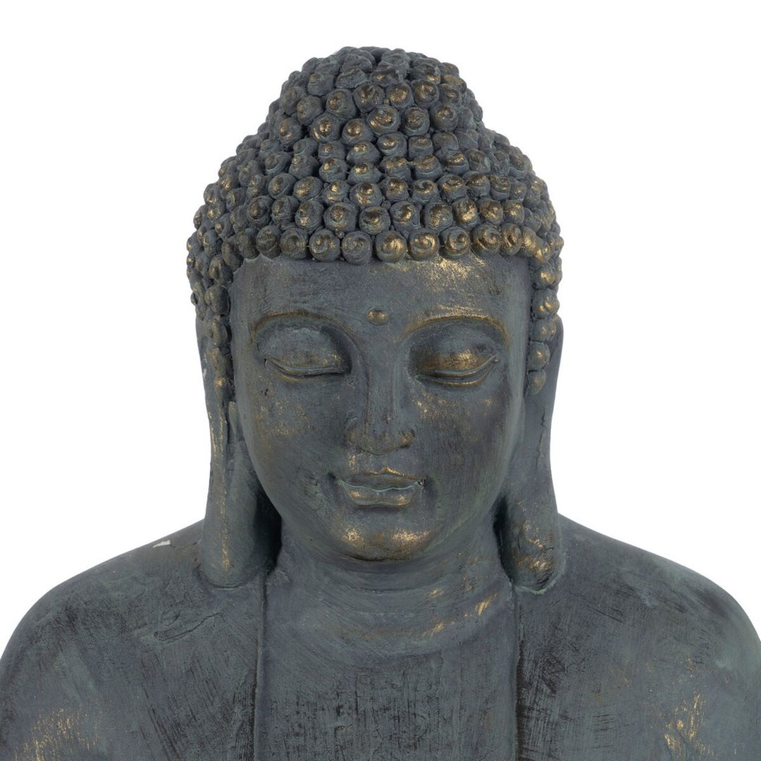 Decorative Figure Beige Grey Buddha 50 x 35 x 62 cm