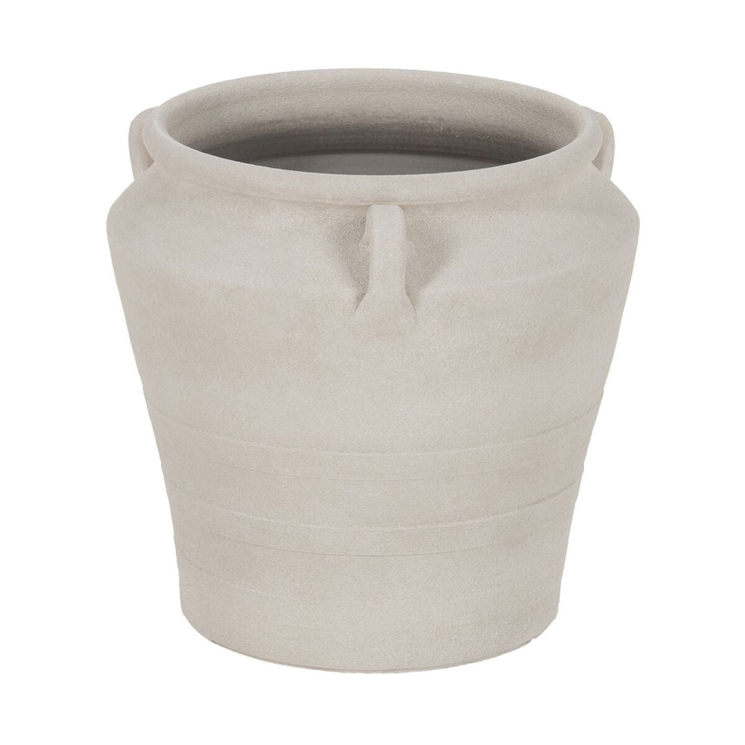 Vase White Ceramic 39 x 39 x 40 cm