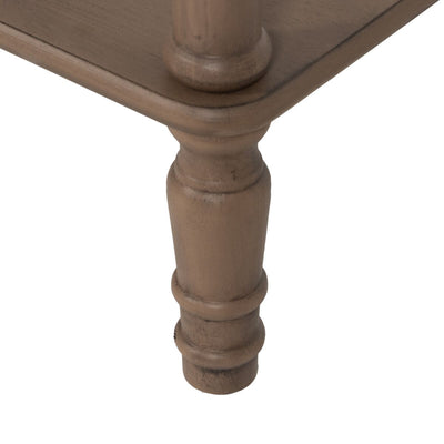 Table d'appoint Marron 36 x 36 x 71 cm