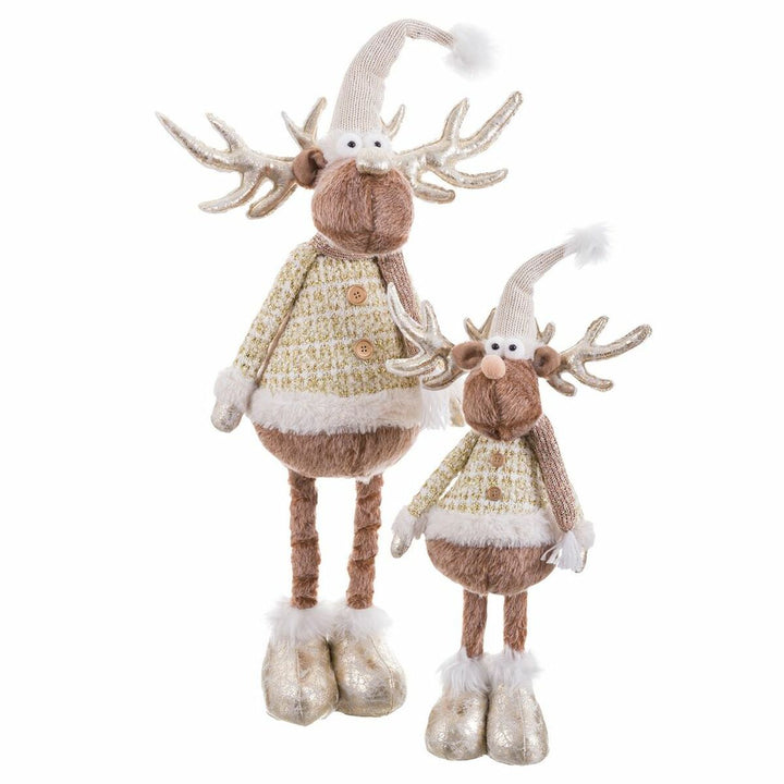 Decorative Figure Natural Deer 25 X 16 X 81 CM