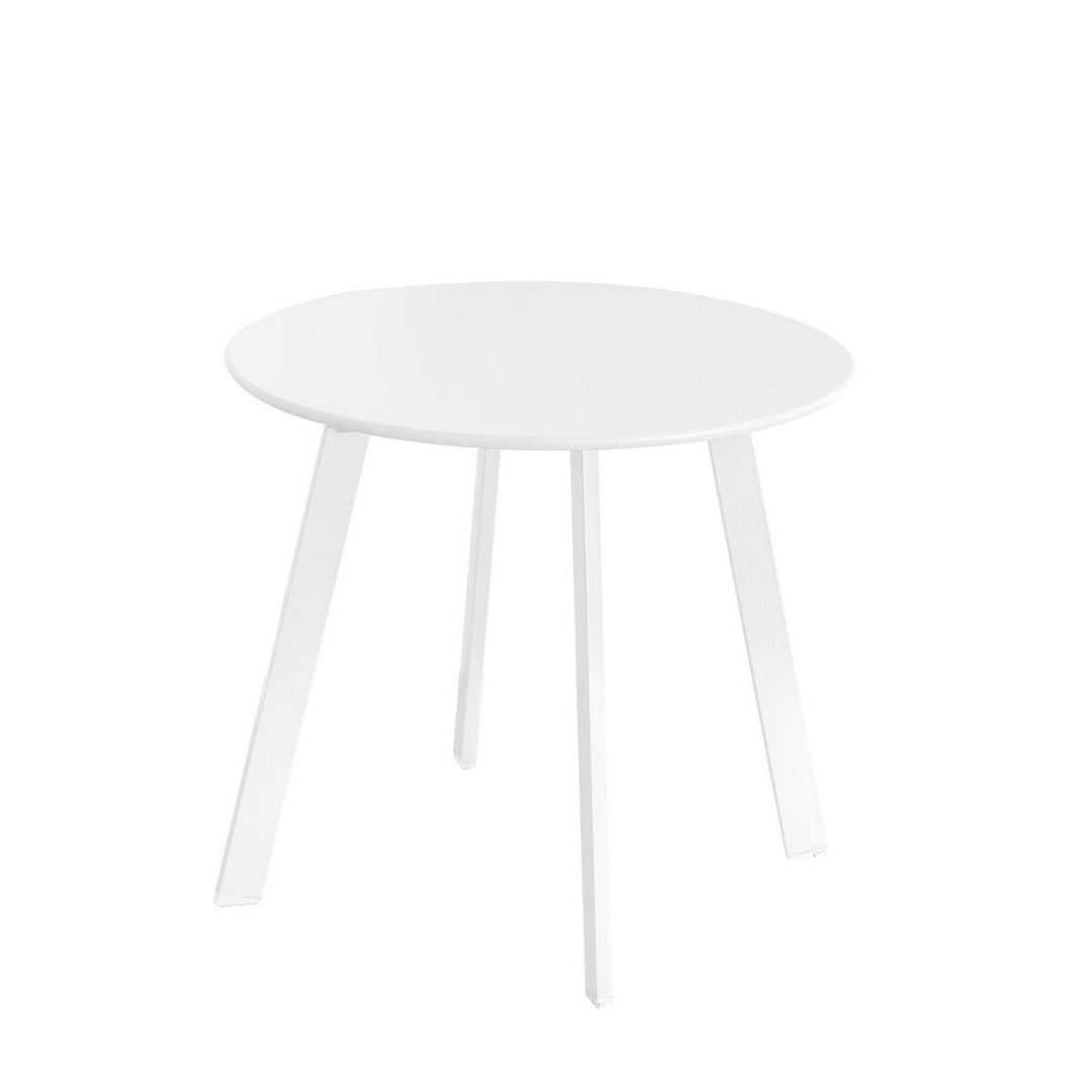 Side table Marzia White Steel 50 x 50 x 44 cm