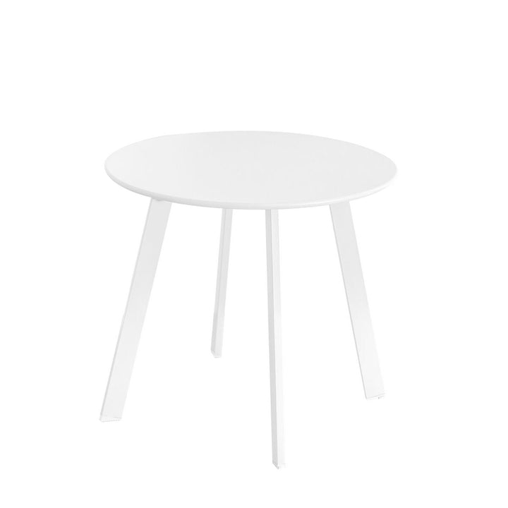 Side table Marzia White Steel 50 x 50 x 44 cm