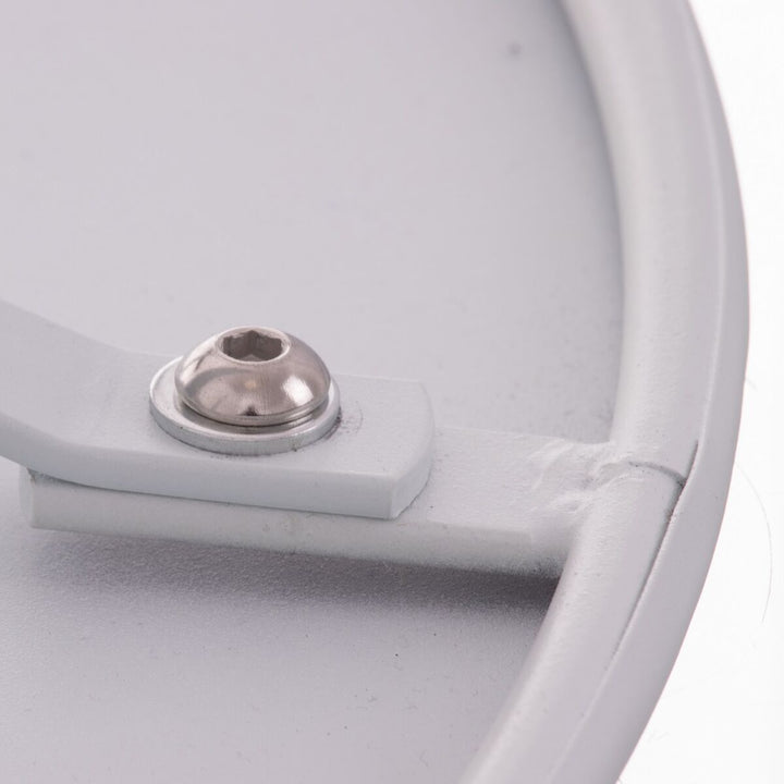 Side table Marzia White Steel 50 x 50 x 44 cm