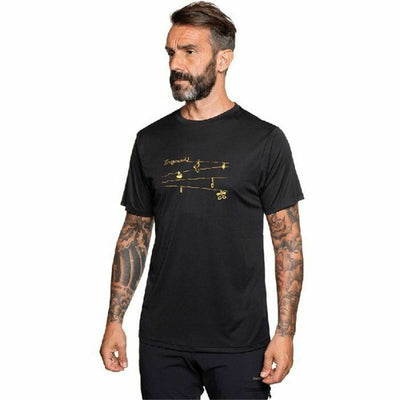 Men’s Short Sleeve T-Shirt Trangoworld Loiba Black