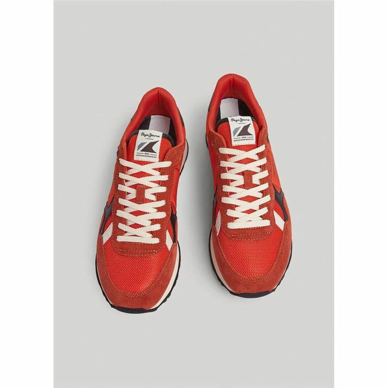 Chaussures de Sport pour Homme Pepe Jeans Brit Heritage Rouge