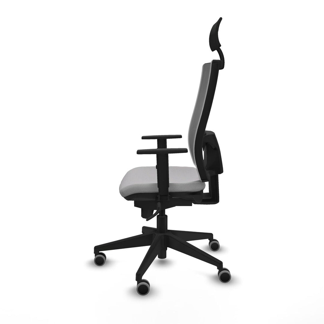 Office Chair with Headrest Piqueras y Crespo 1D066G1 Light grey