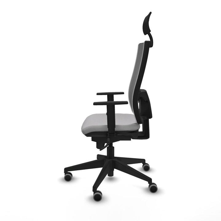Office Chair with Headrest Piqueras y Crespo 1D066G1 Light grey