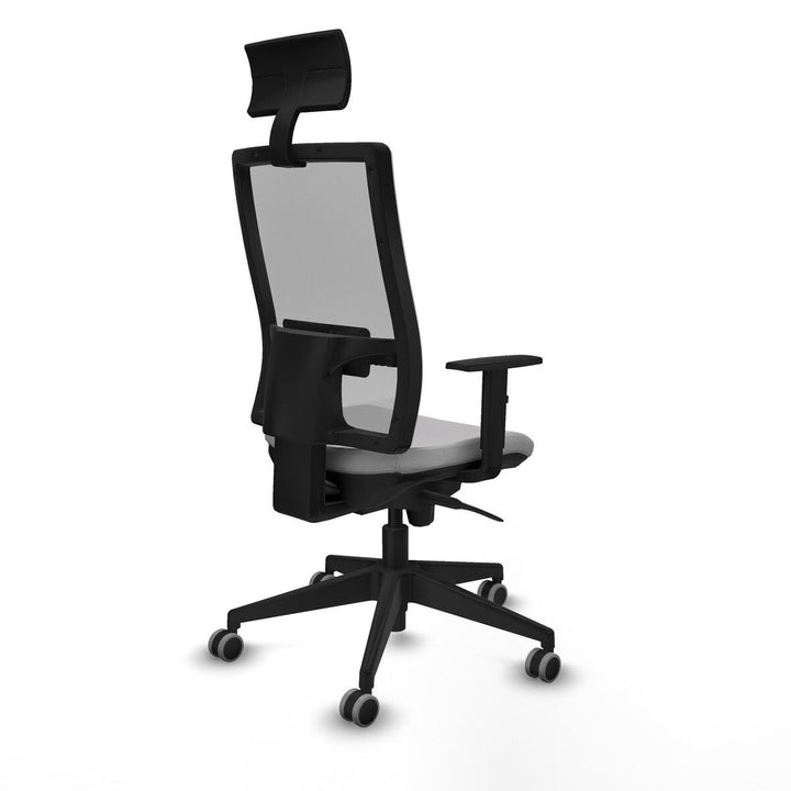 Office Chair with Headrest Piqueras y Crespo 1D066G1 Light grey