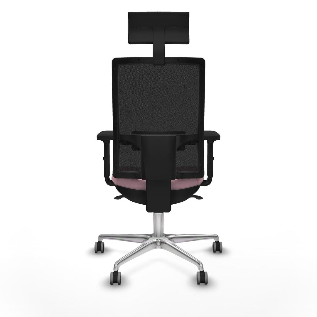 Office Chair with Headrest Piqueras y Crespo 2D086G1 Pink