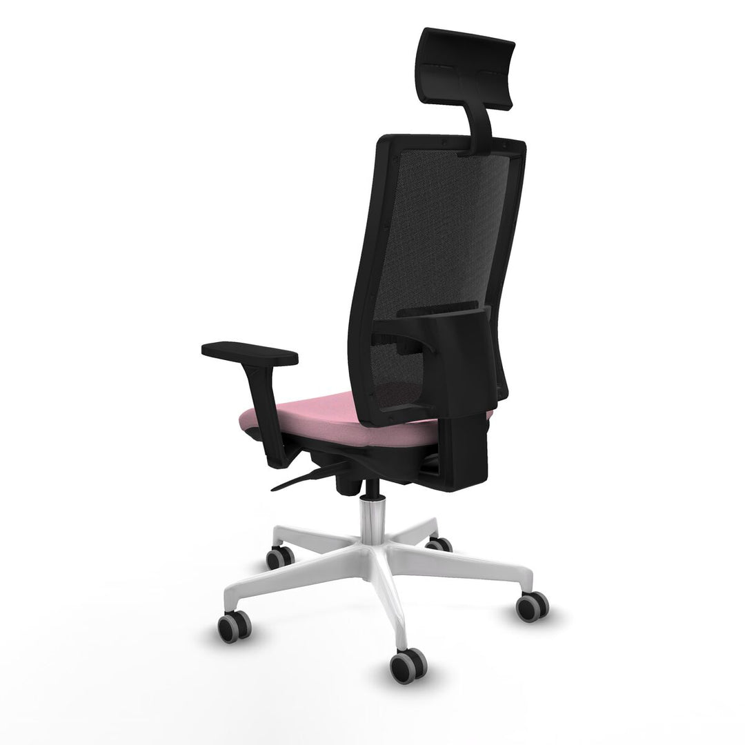 Office Chair with Headrest Piqueras y Crespo 3D026G1 Pink