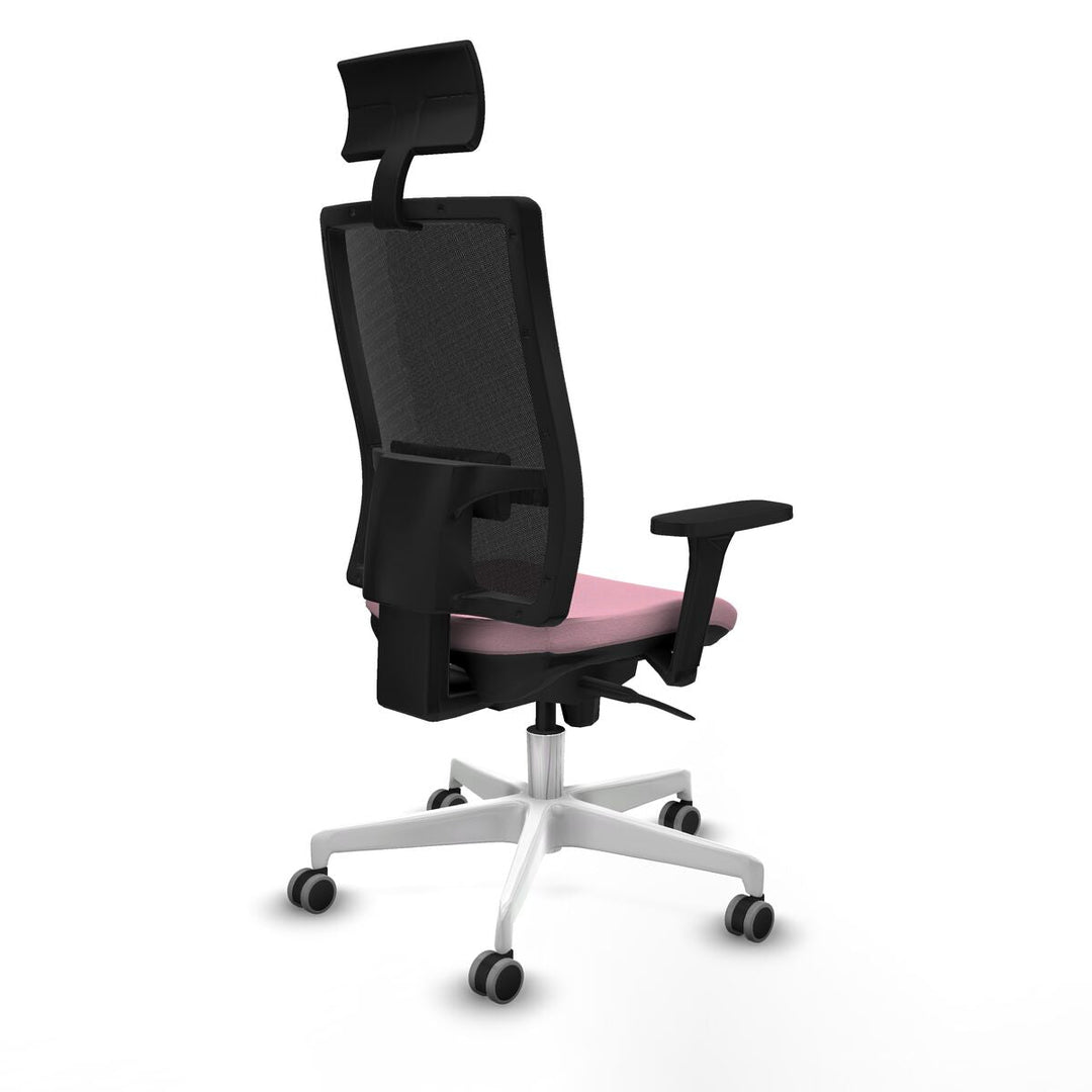 Office Chair with Headrest Piqueras y Crespo 3D026G1 Pink