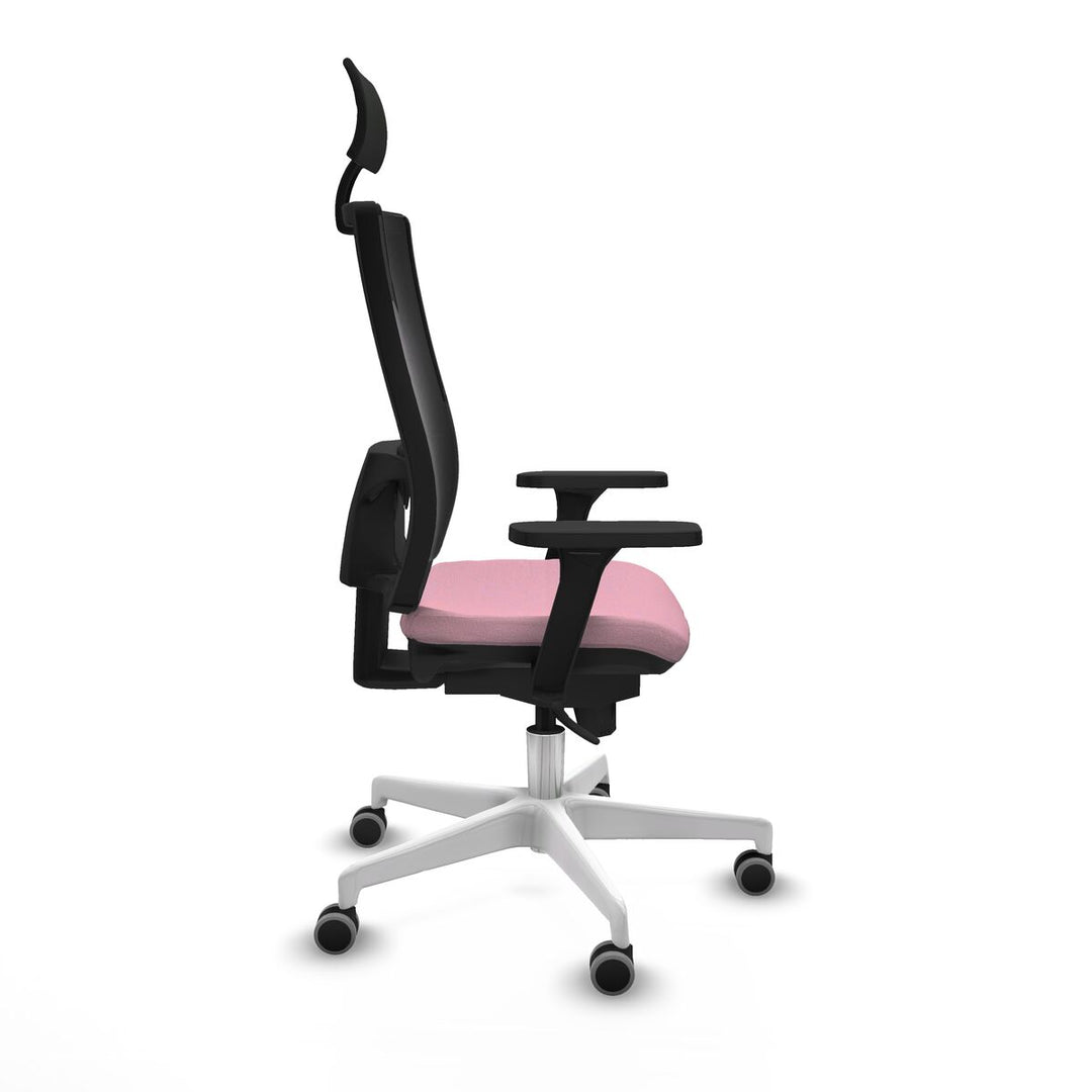 Office Chair with Headrest Piqueras y Crespo 3D026G1 Pink