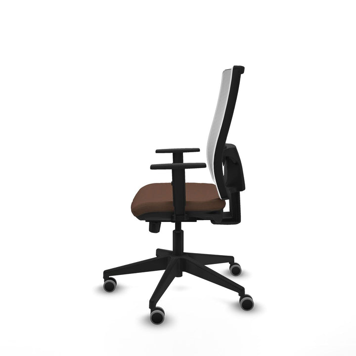 Office Chair Piqueras y Crespo 1D066G0 White Dark brown