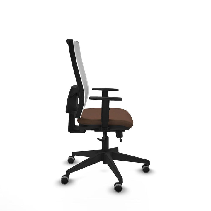 Office Chair Piqueras y Crespo 1D066G0 White Dark brown
