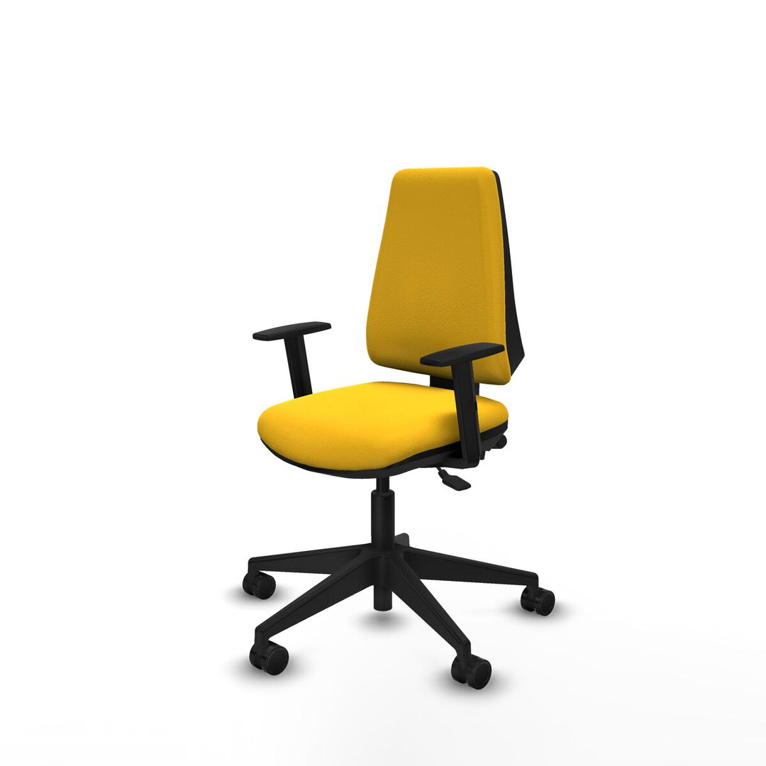 Office Chair Piqueras y Crespo B1D066N Yellow