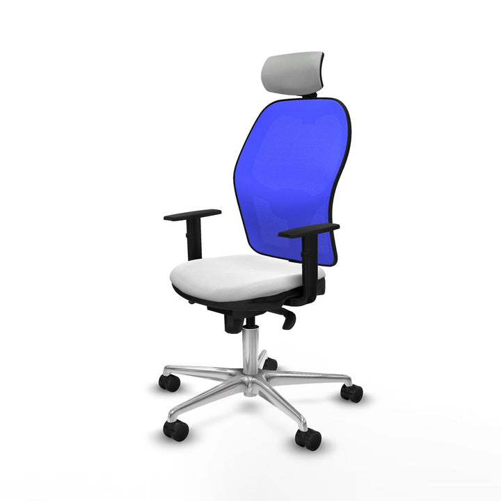 Office Chair with Headrest Piqueras y Crespo 1D086N2 White