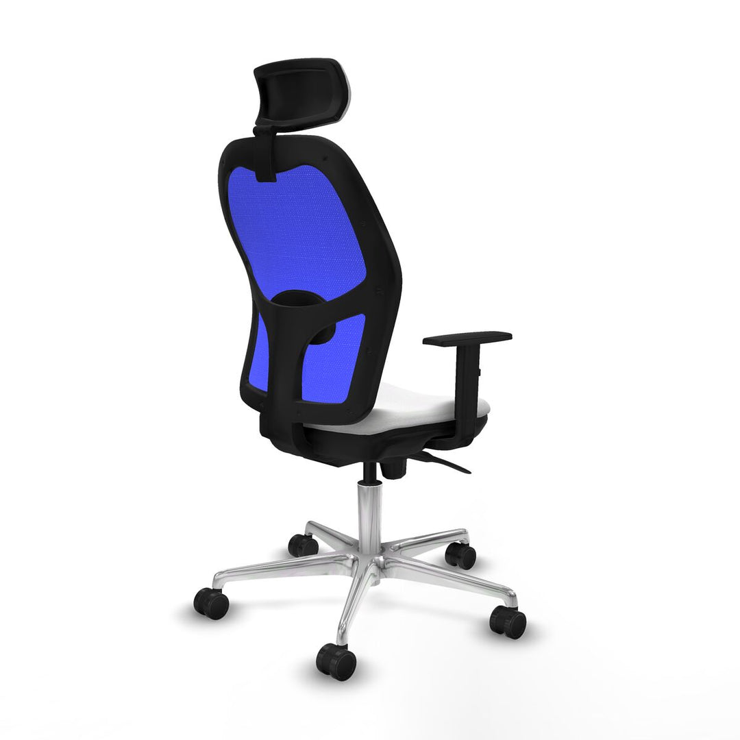 Office Chair with Headrest Piqueras y Crespo 1D086N2 White