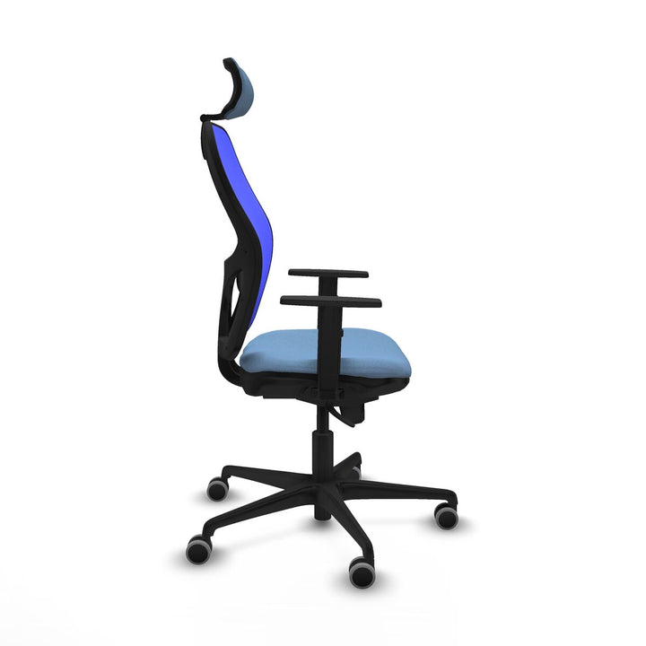 Office Chair with Headrest Piqueras y Crespo 1D036G2 Sky blue