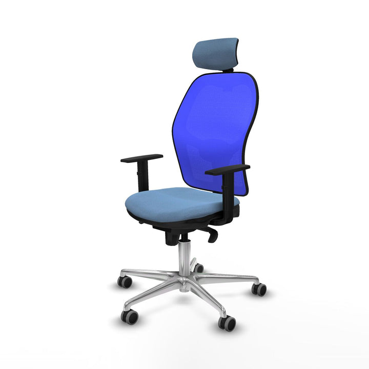 Office Chair with Headrest Piqueras y Crespo 1D086G2 Sky blue