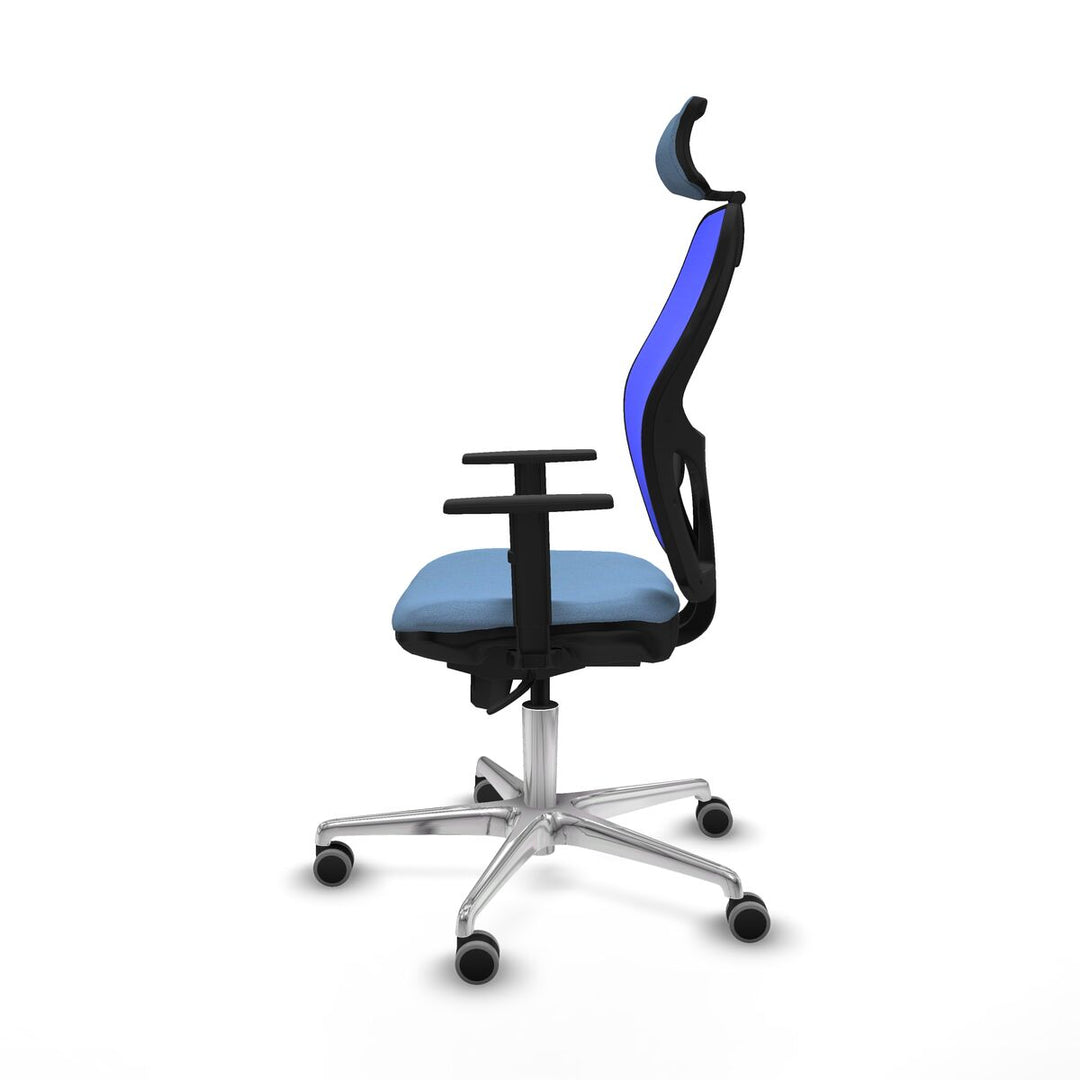 Office Chair with Headrest Piqueras y Crespo 1D086G2 Sky blue