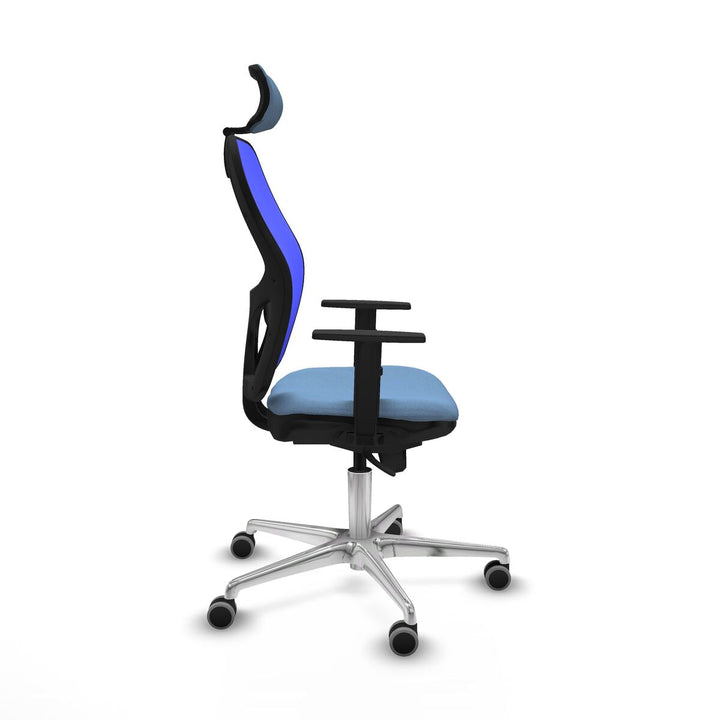 Office Chair with Headrest Piqueras y Crespo 1D086G2 Sky blue