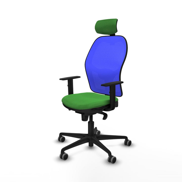 Office Chair with Headrest Piqueras y Crespo 1D036G2 Green