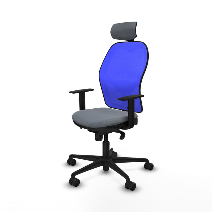 Office Chair with Headrest Piqueras y Crespo 1D036N2 Grey