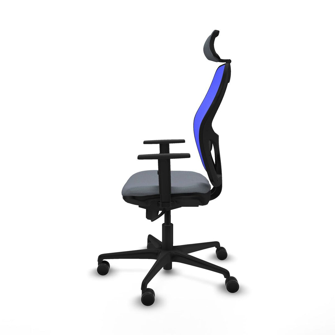 Office Chair with Headrest Piqueras y Crespo 1D036N2 Grey