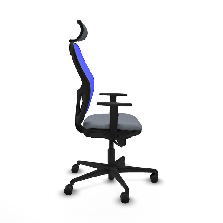 Office Chair with Headrest Piqueras y Crespo 1D036N2 Grey