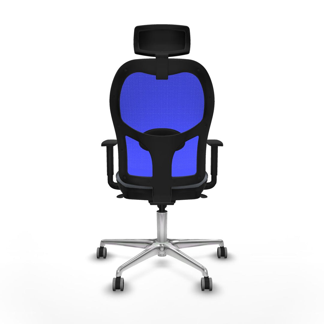 Office Chair with Headrest Piqueras y Crespo 1D086G2 Grey