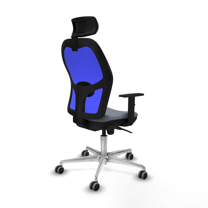 Office Chair with Headrest Piqueras y Crespo 1D086G2 Grey