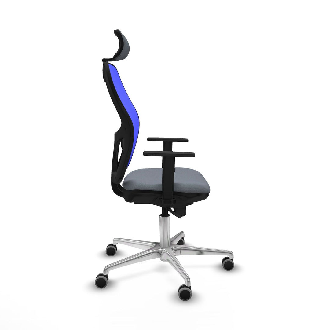 Office Chair with Headrest Piqueras y Crespo 1D086G2 Grey
