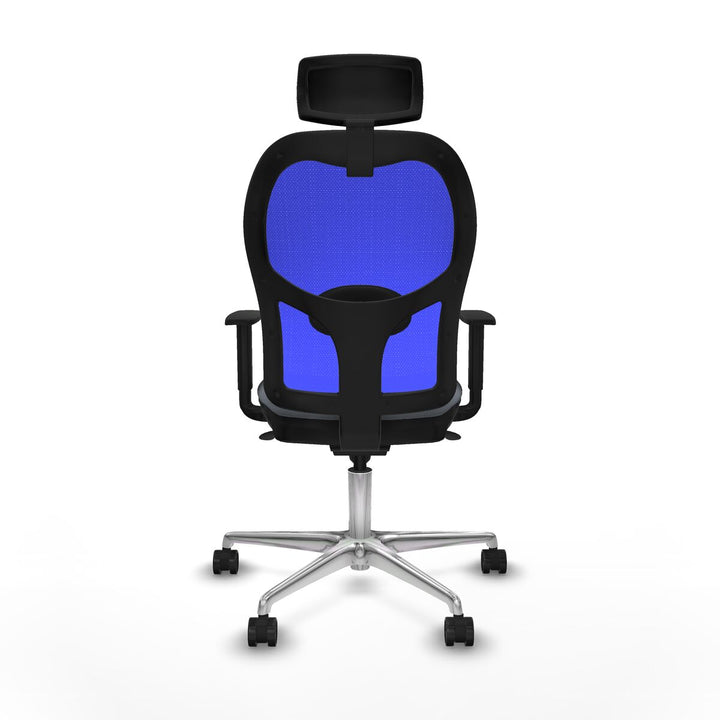Office Chair with Headrest Piqueras y Crespo 1D086N2 Grey