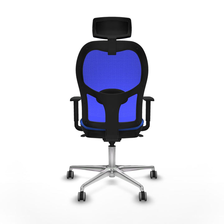 Office Chair with Headrest Piqueras y Crespo 1D086G2 Blue