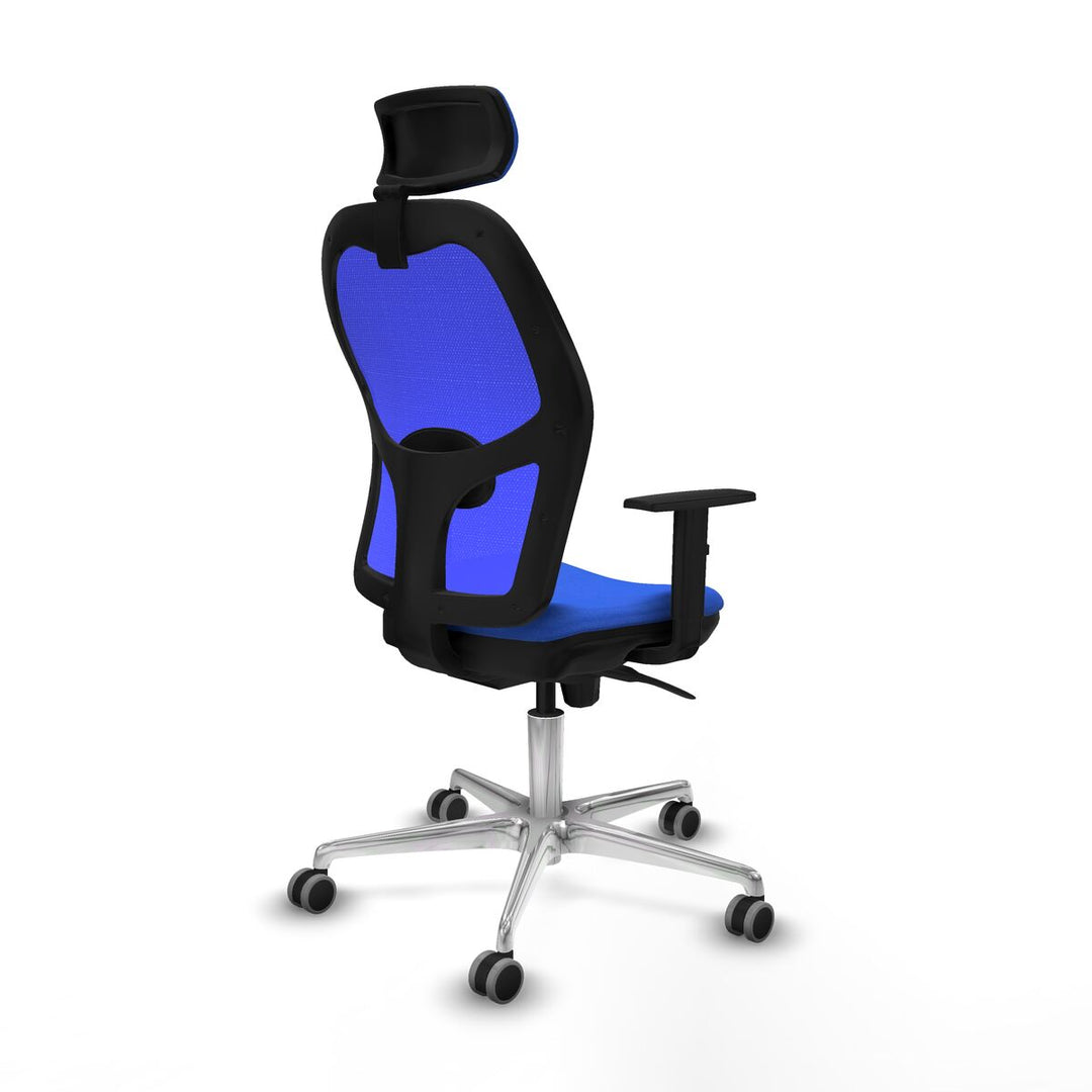 Office Chair with Headrest Piqueras y Crespo 1D086G2 Blue