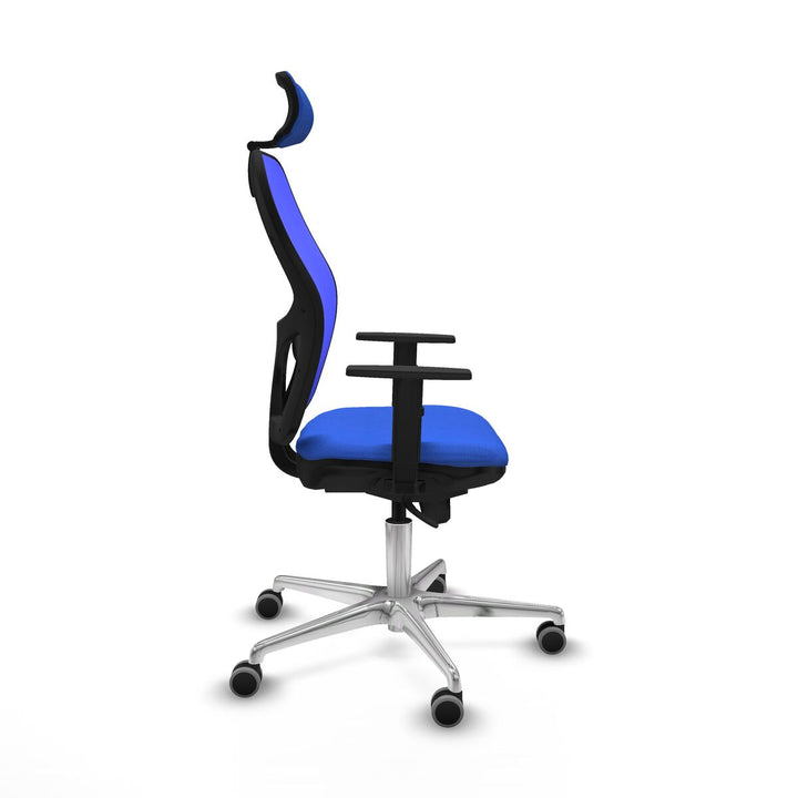 Office Chair with Headrest Piqueras y Crespo 1D086G2 Blue