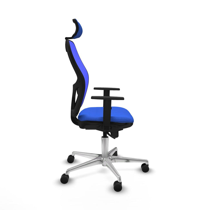 Office Chair with Headrest Piqueras y Crespo 1D086N2 Blue
