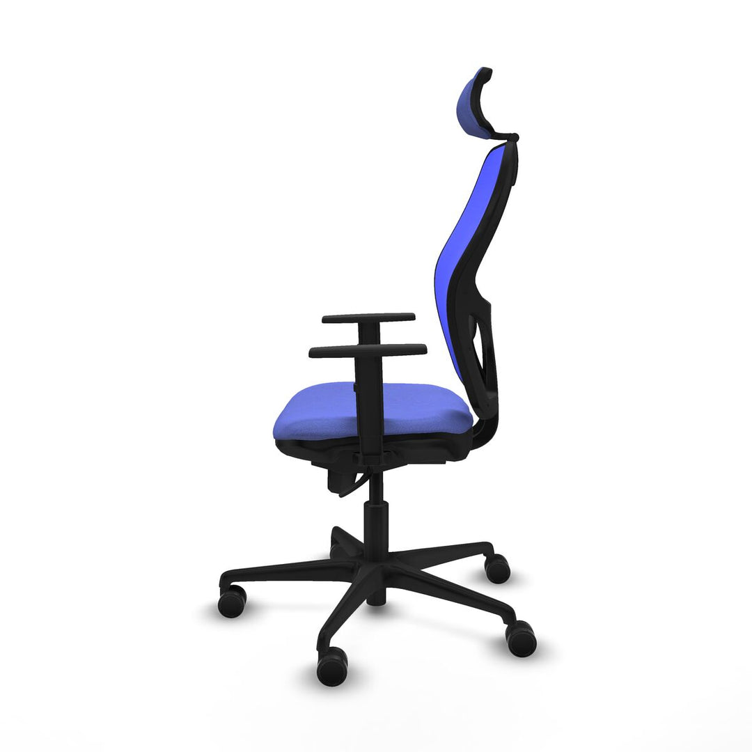 Office Chair with Headrest Piqueras y Crespo 1D036N2 Light Blue