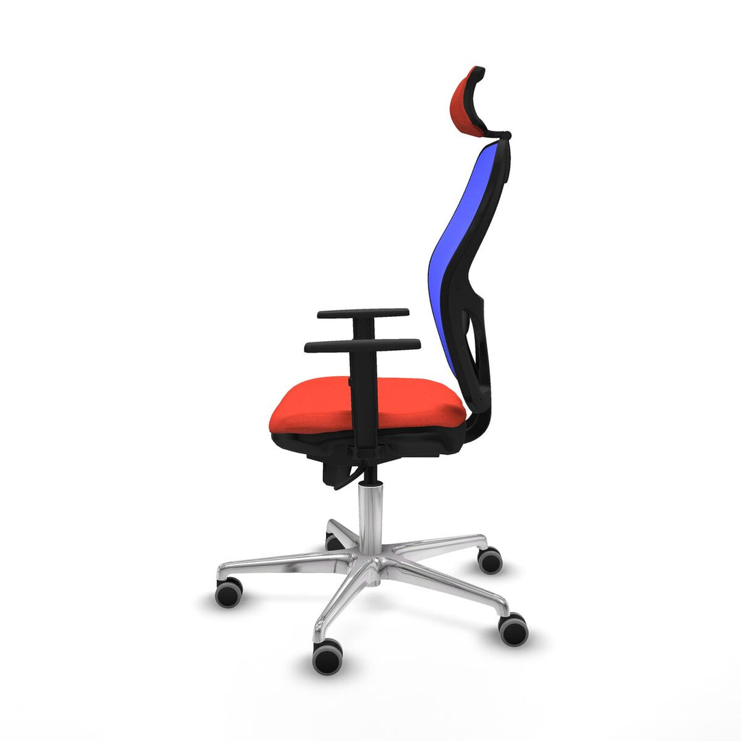 Office Chair with Headrest Piqueras y Crespo 1D086G2 Dark Orange