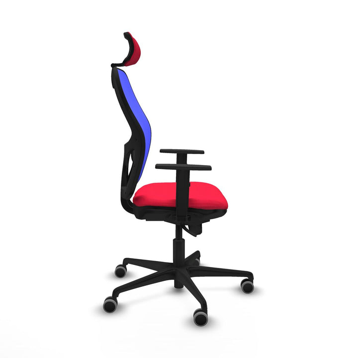 Office Chair with Headrest Piqueras y Crespo 1D036G2 Red