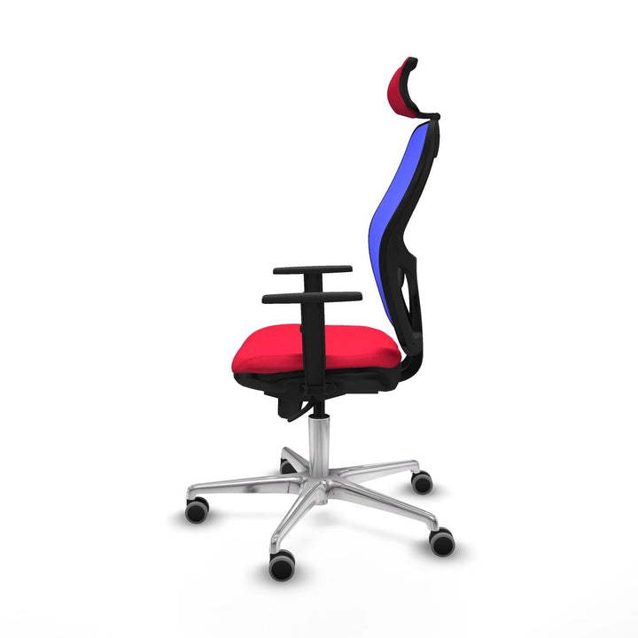 Office Chair with Headrest Piqueras y Crespo 1D086G2 Red