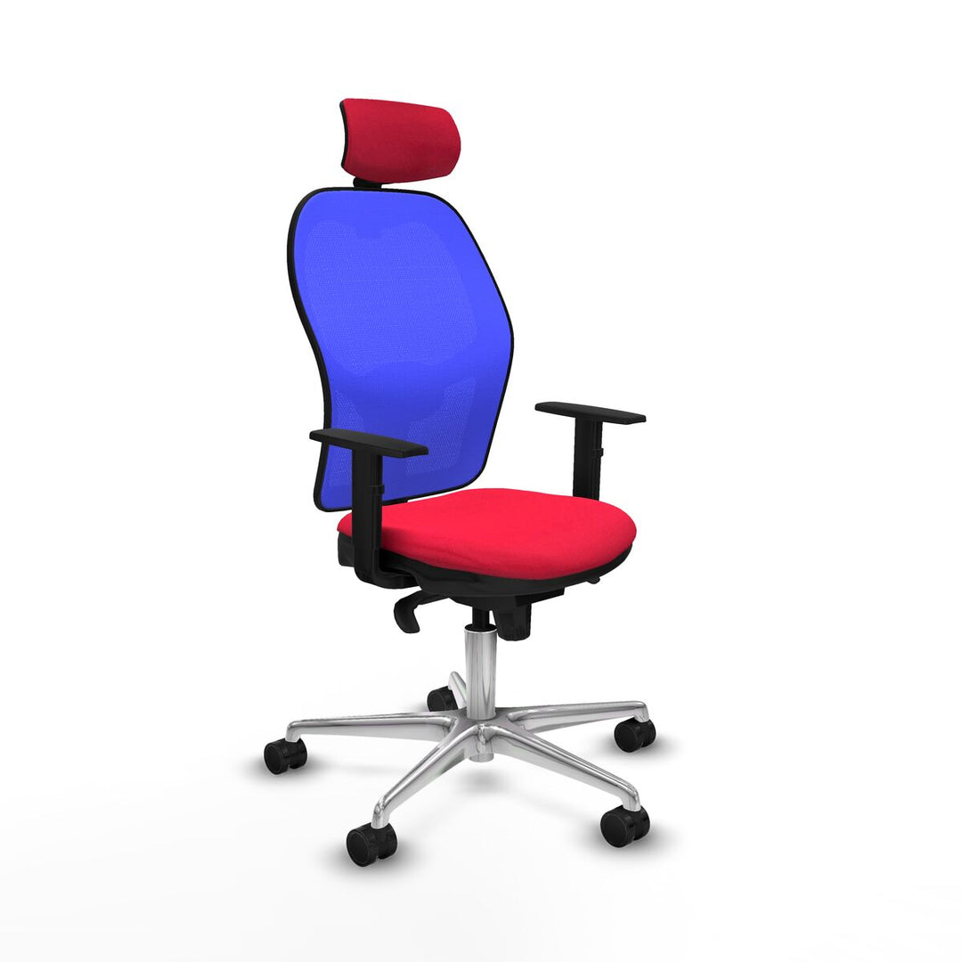 Office Chair with Headrest Piqueras y Crespo 1D086N2 Red