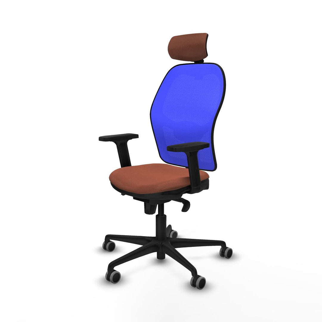 Office Chair Piqueras y Crespo 2D036G2 Blue Brown