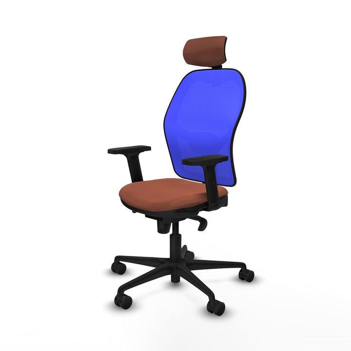 Office Chair Piqueras y Crespo 2D036N2 Blue Brown