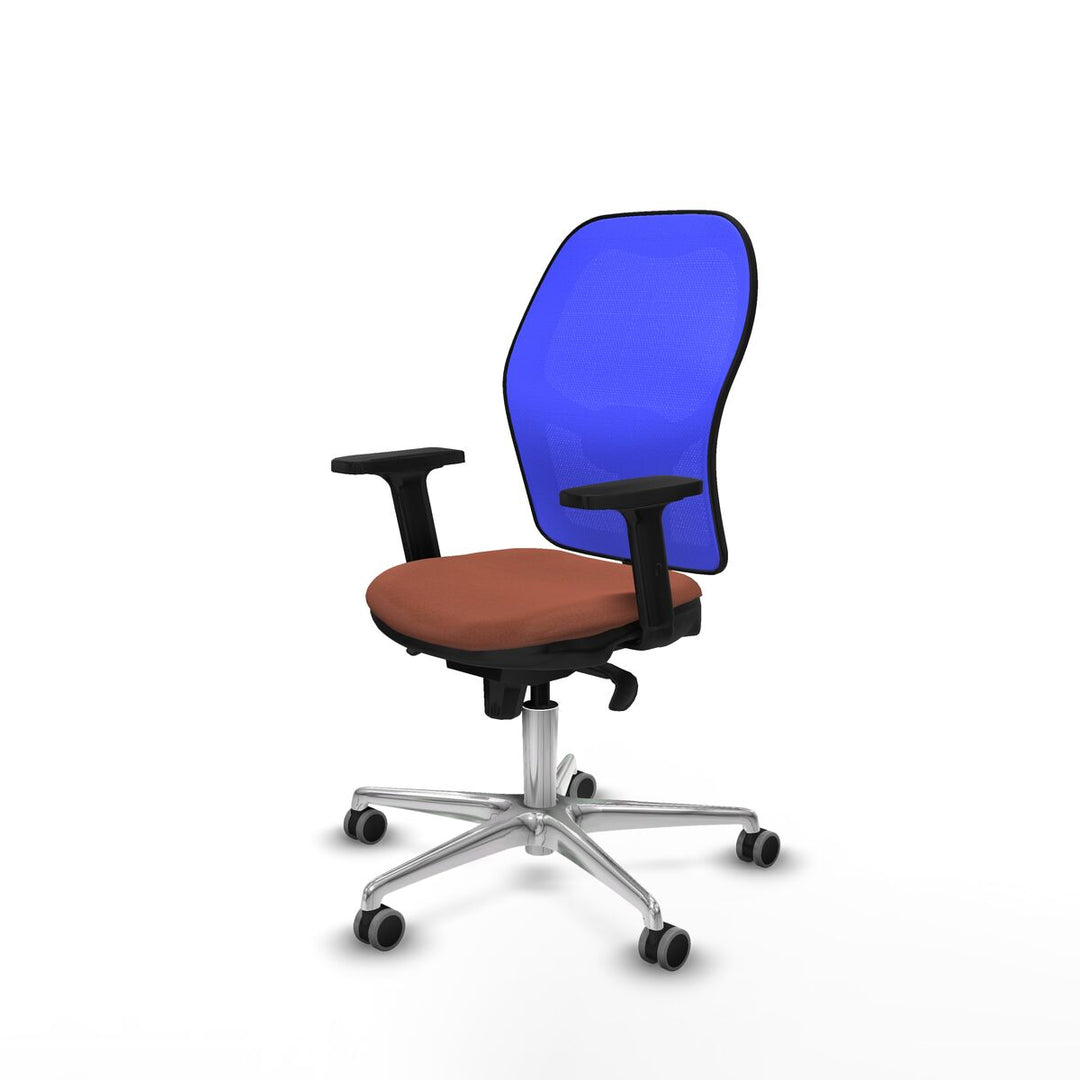 Office Chair Piqueras y Crespo 2D086G0 Blue Brown