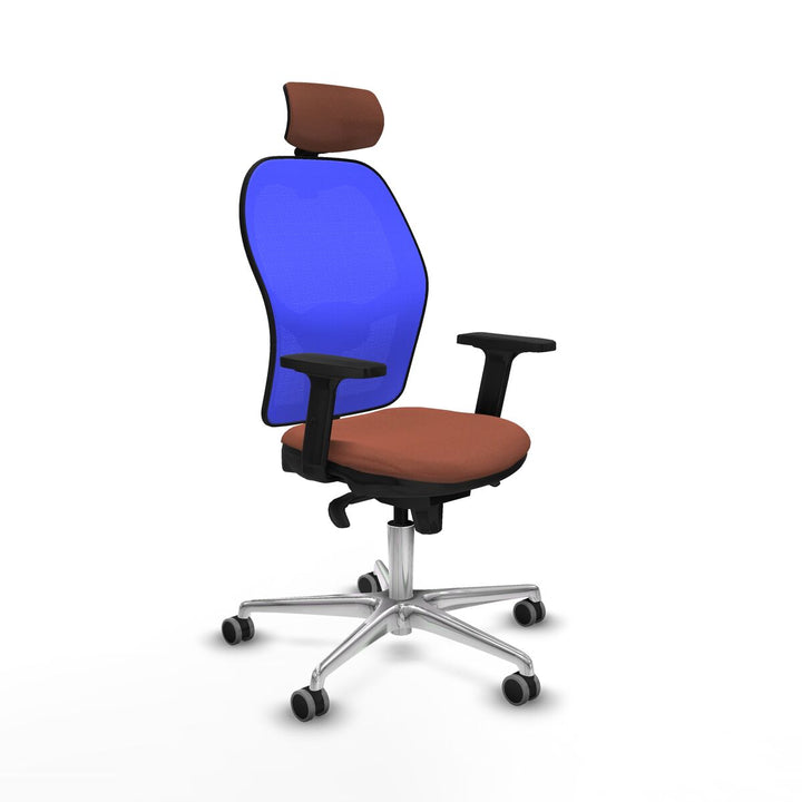 Office Chair Piqueras y Crespo 2D086G2 Blue Brown