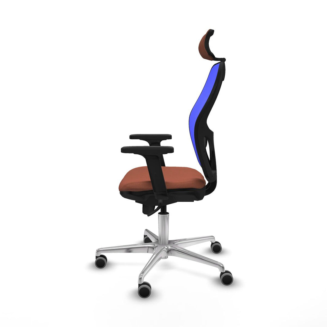 Office Chair Piqueras y Crespo 2D086G2 Blue Brown