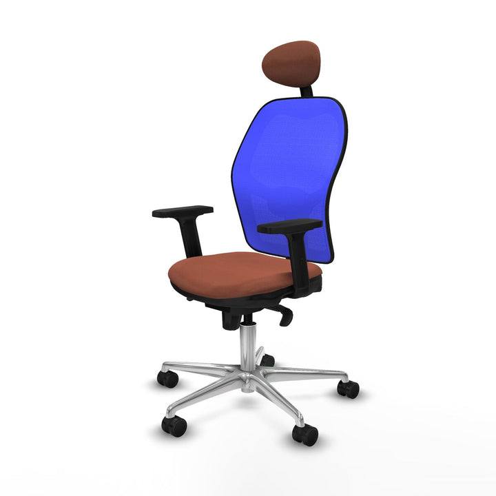 Office Chair Piqueras y Crespo 2D086N1 Blue Brown