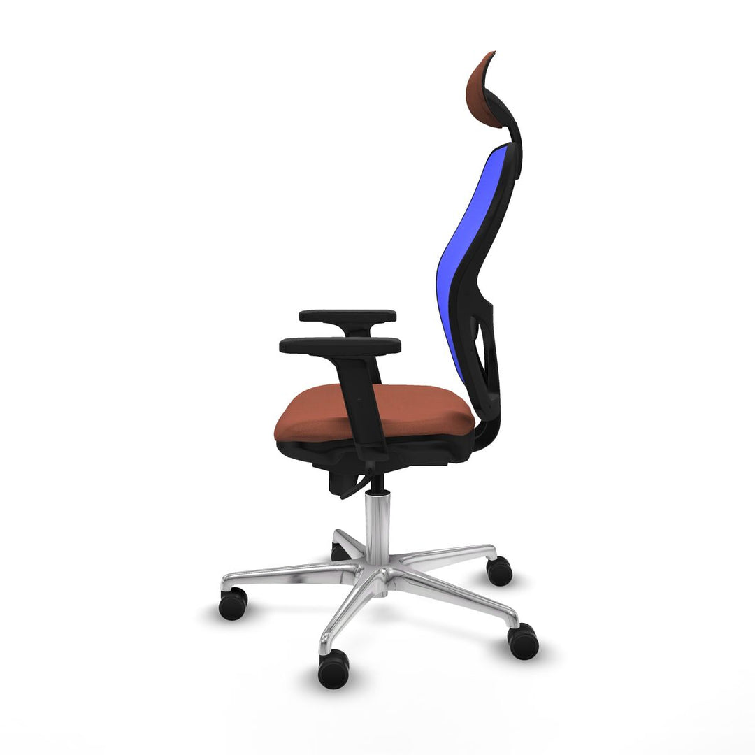 Office Chair Piqueras y Crespo 2D086N1 Blue Brown