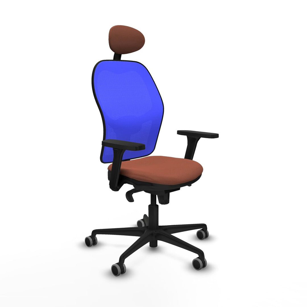 Office Chair Piqueras y Crespo 3D036G1 Blue Brown